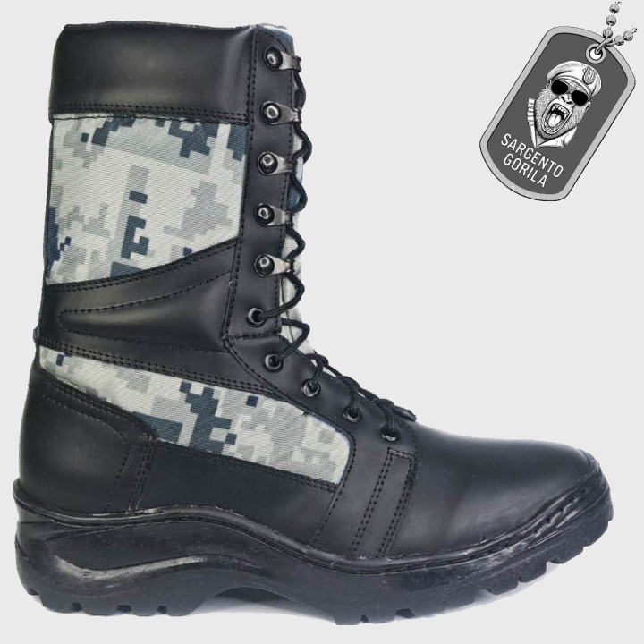 Bota táctica GN SGT106G Piel Sargento Gorila Gris
