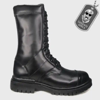 Bota táctica SGT112 Piel Sargento Gorila Punta brillosa