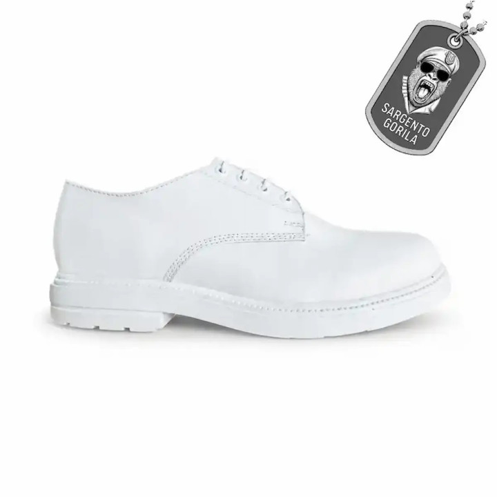 Calzado de presentación SGV101PB Piel Blanco Sargento Gorila